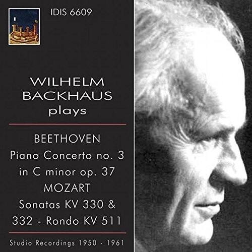 IDIS 6609

WILHELM BACKHAUS plays

BEETHOVEN  
Piano Concerto no. 3  
in C minor op. 37

MOZART  
Sonatas KV 330 & 332 - Rondo KV 511

Studio Recordings 1950 - 1961