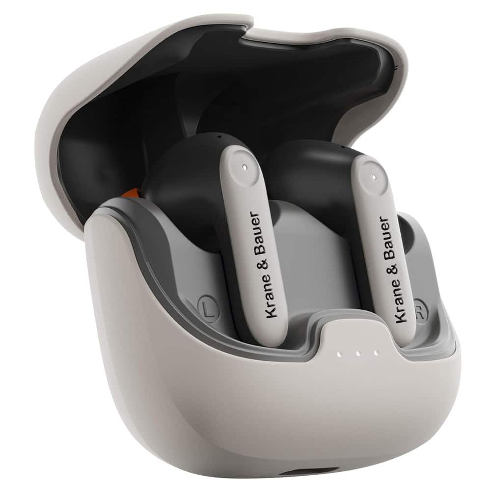 Krane & Bauer - Blizzard II True Wireless In Ear Earbuds - White