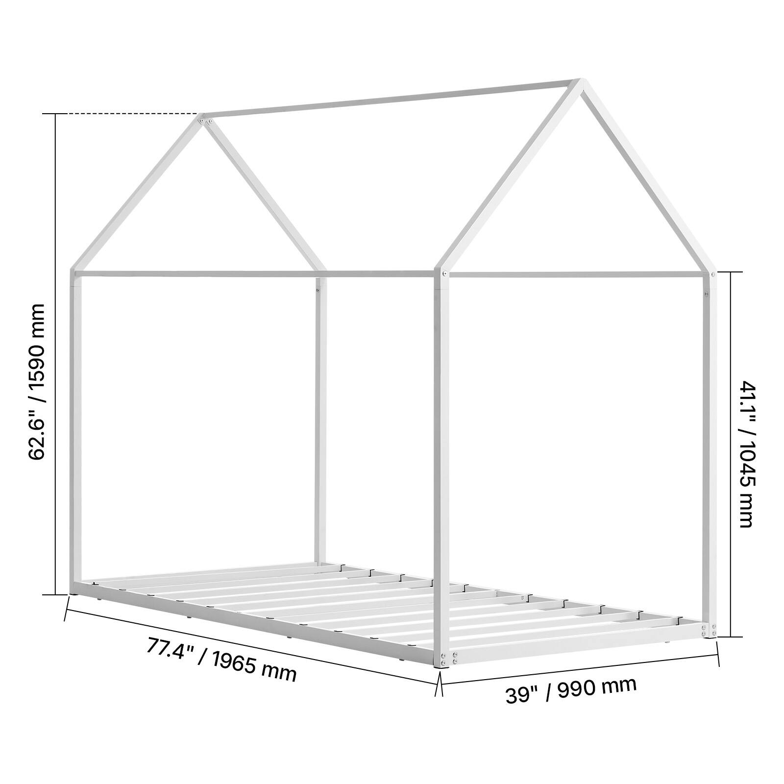 - 62.6" / 1590 mm
- 41.1" / 1045 mm
- 77.4" / 1965 mm
- 39" / 990 mm