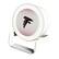 Front. Keyscaper - Atlanta Falcons Linen Print Nightlight Charger & Bluetooth Speaker - White.