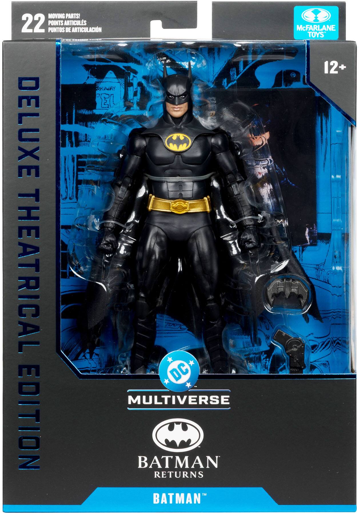 DELUXE THEATRICAL EDITION  
22 MOVING PARTS!  
POINTS ARTICULS  
PUNTOS DE ARTICULACIÓN  
MULTIVERSE  
BATMAN RETURNS  
BATMAN™  
McFARLANE TOYS  
12+
