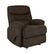 Left. ProLounger - Sherwin Chenille Wall Hugger Recliner - Chocolate Brown.