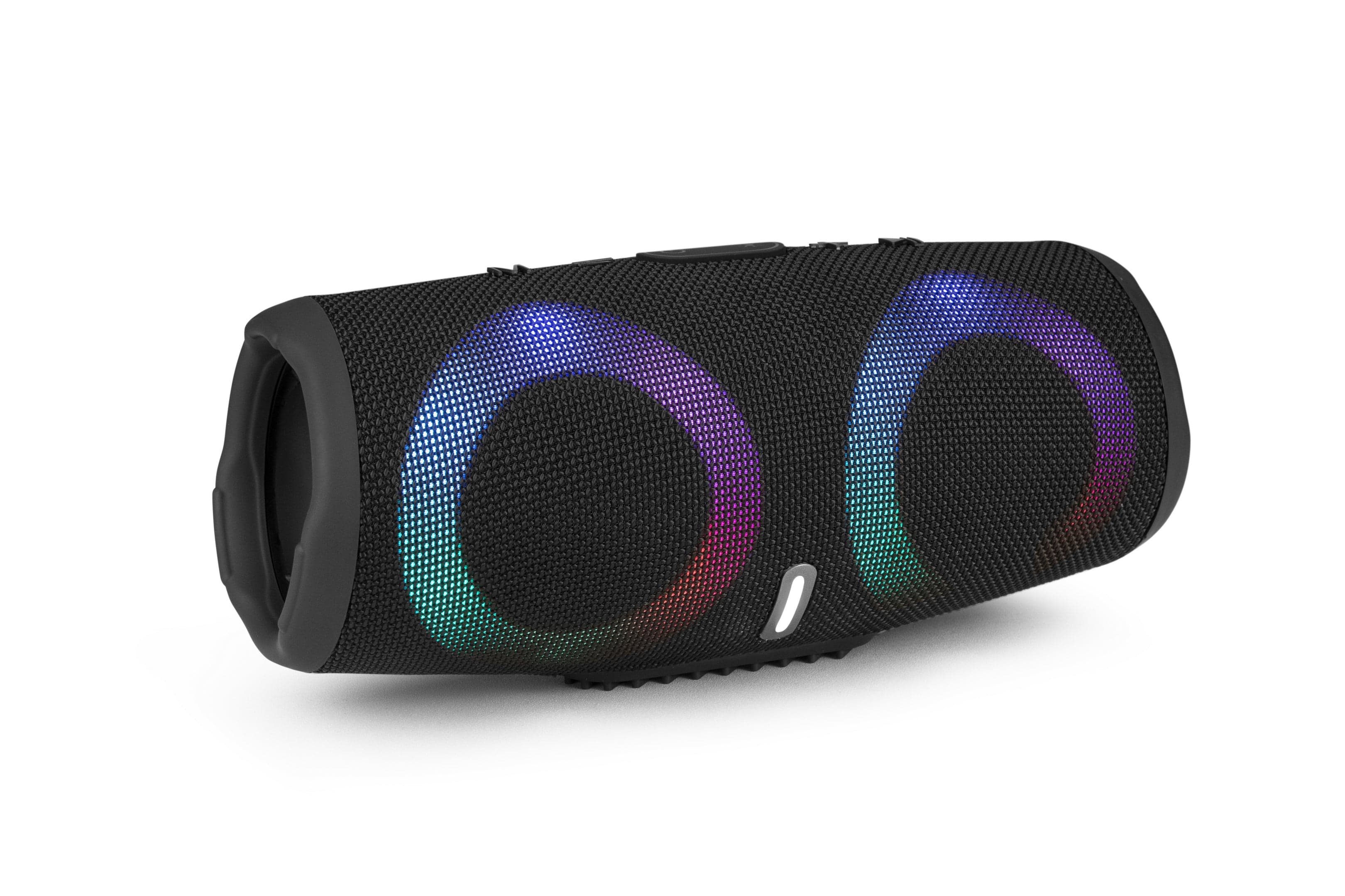 Front. TopTech - KL-5 Party Speaker with Dual 3" Woofers, Karaoke Mic, and Disco Lights - Black.