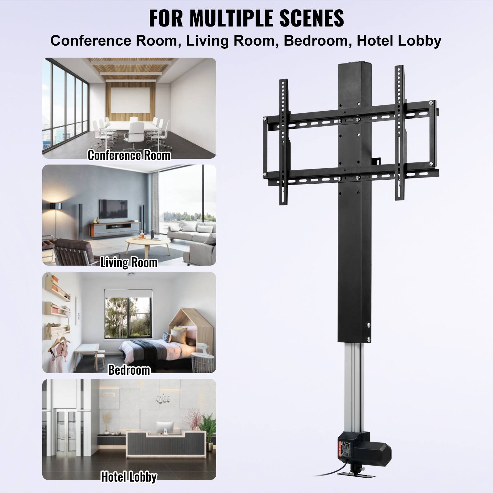 FOR MULTIPLE SCENES  
Conference Room, Living Room, Bedroom, Hotel Lobby  

Conference Room  
Living Room  
Bedroom  
Hotel Lobby