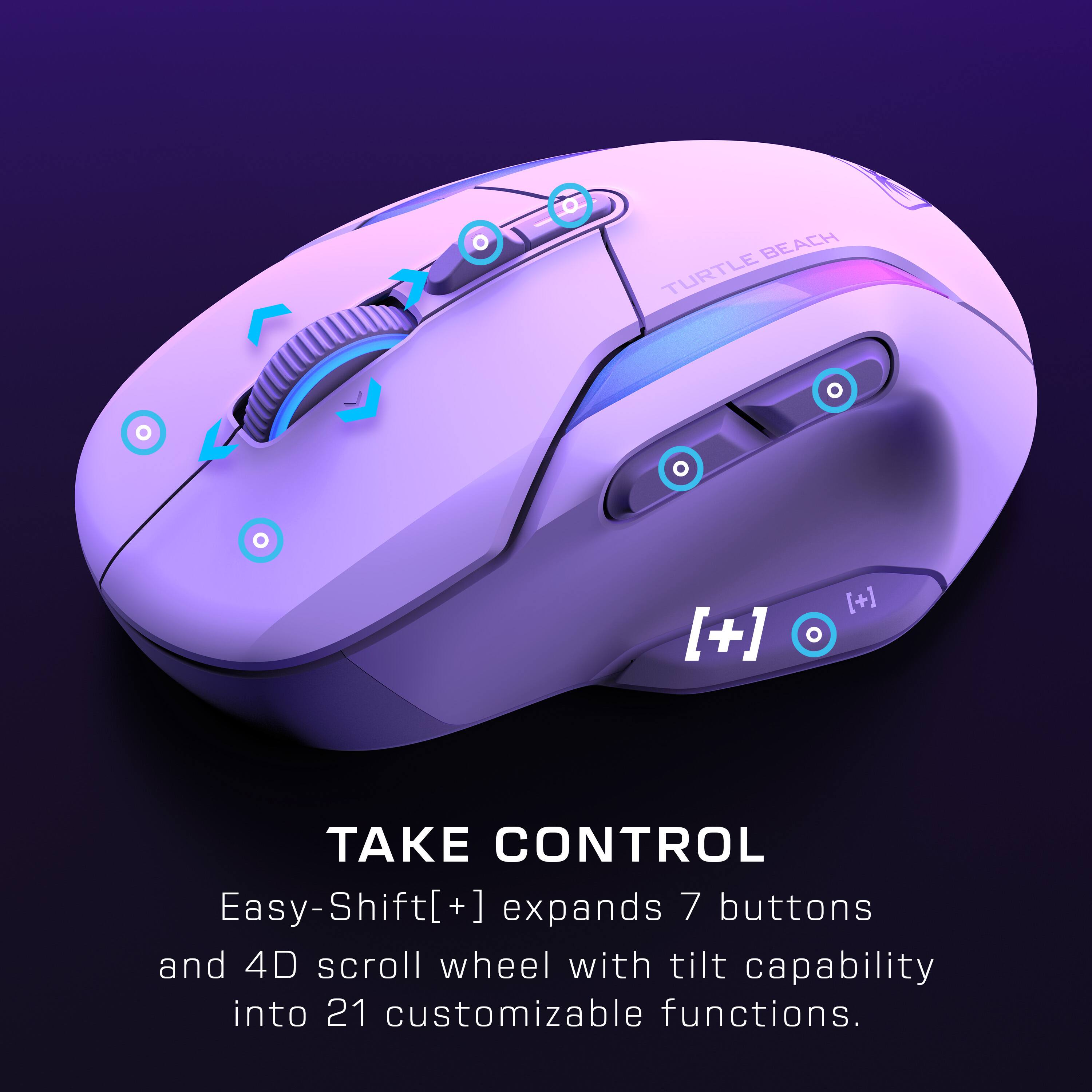 Turtle Beach Kone II Air Wireless Optical Gaming Mouse with RGB ...