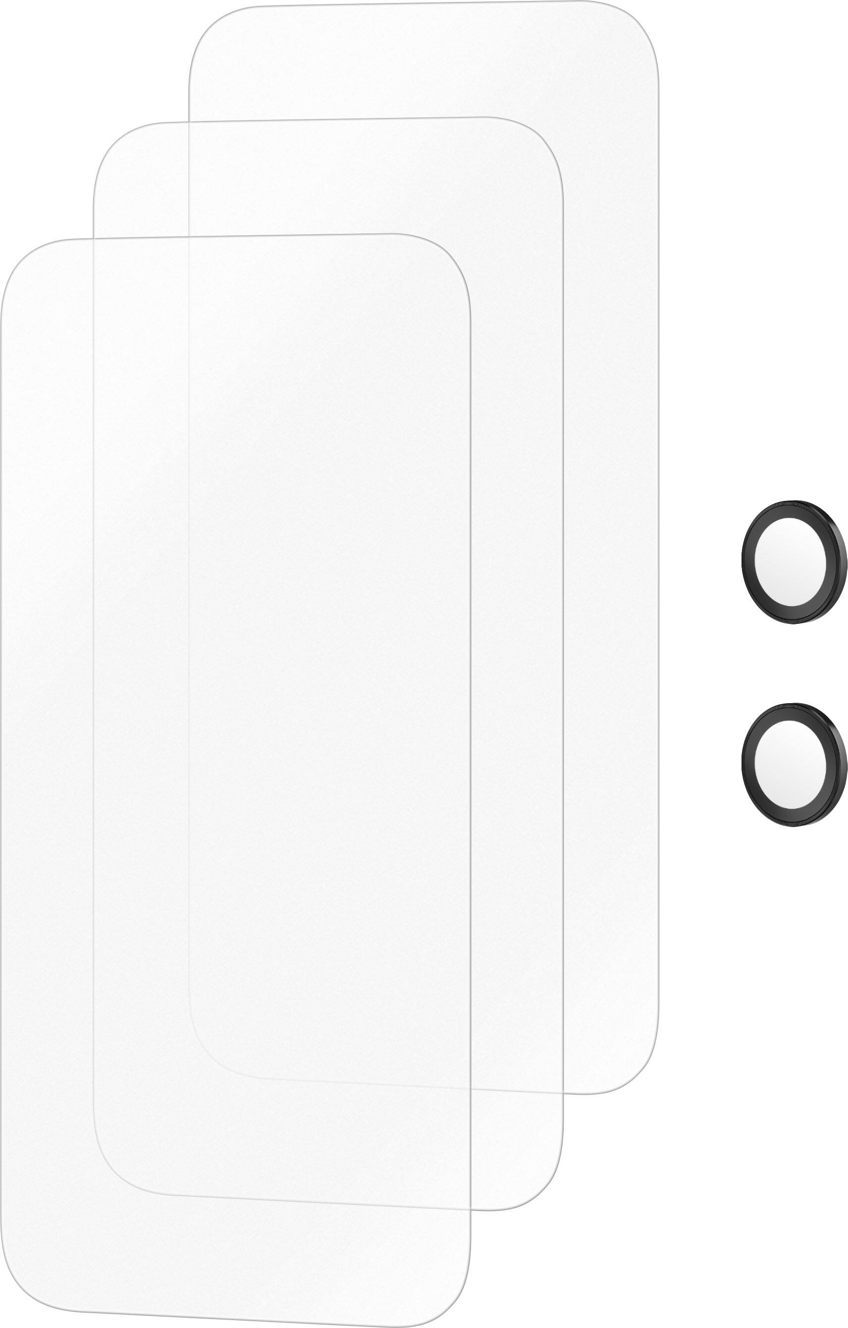 Alt View 12. Insignia™ - Glass Screen Protector with Lens Protection for Apple iPhone Air (3-Pack) - Clear.