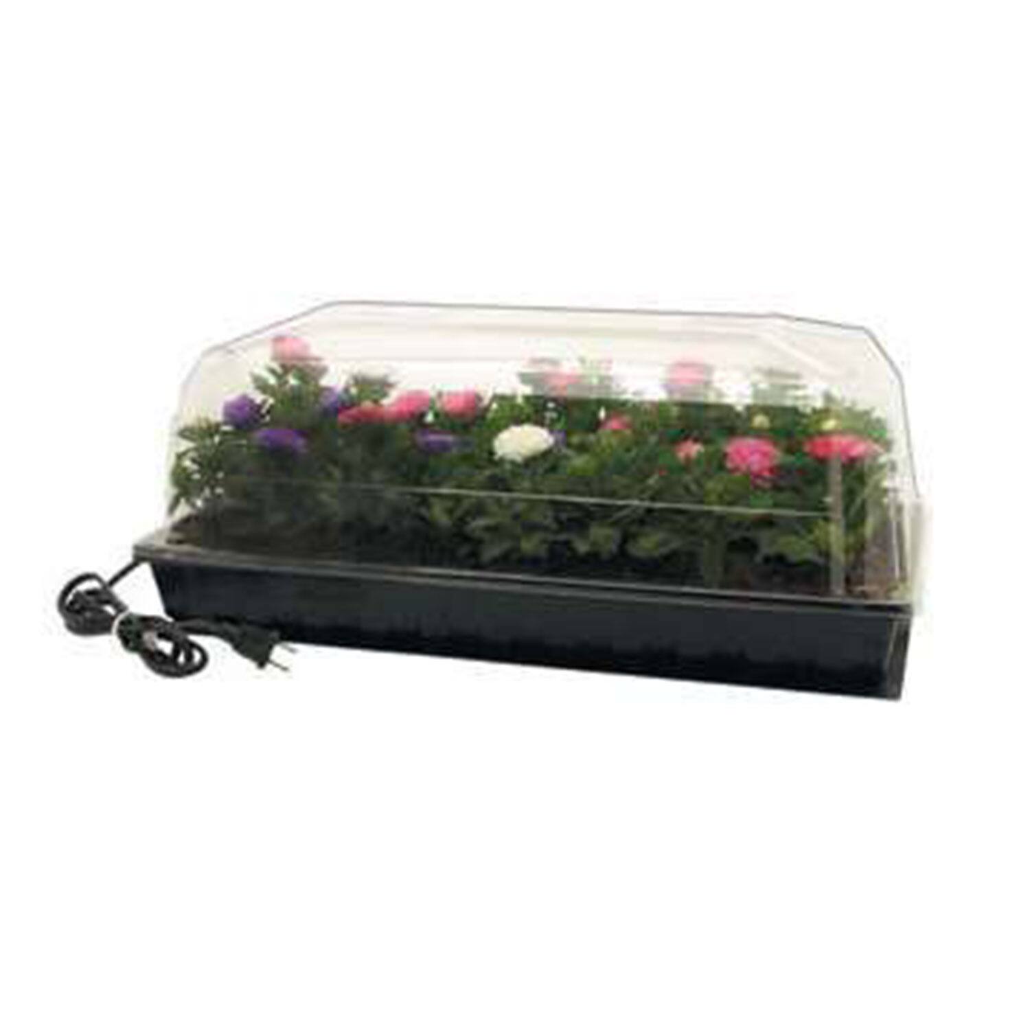 Alt View 3. Jump Start - Jump Start CK64060 Germination Hot House with Heat Mat, Tray, Cell Insert & Dome - Black.