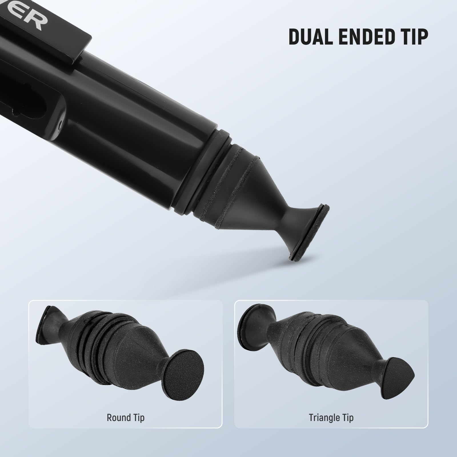 DUAL ENDED TIP

Round Tip

Triangle Tip