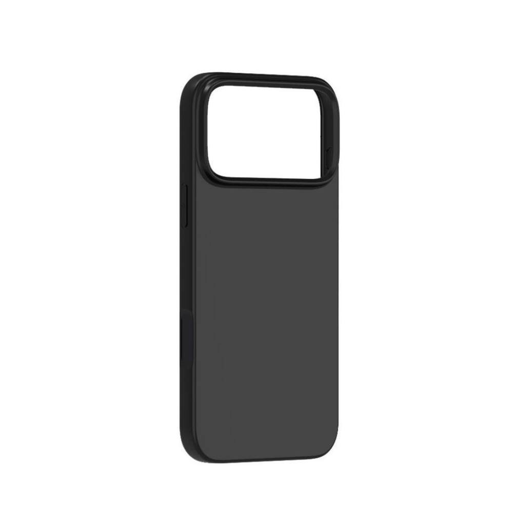 Alt View 4. Qixxronics - Qixxronics for iPhone 17 Pro Max Silicone Case Shock-Absorbent Slim Protective Phone Cover (Black) - Black.