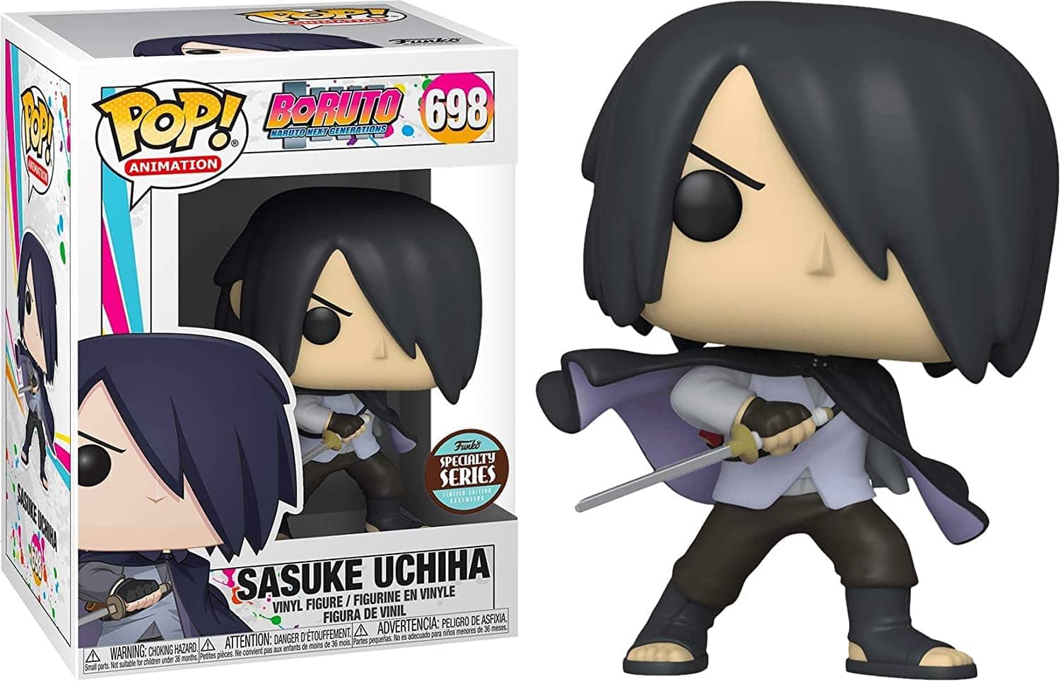 Bourto Funko POP Animation Vinyl Figure | Sasuke Uchiha - Black