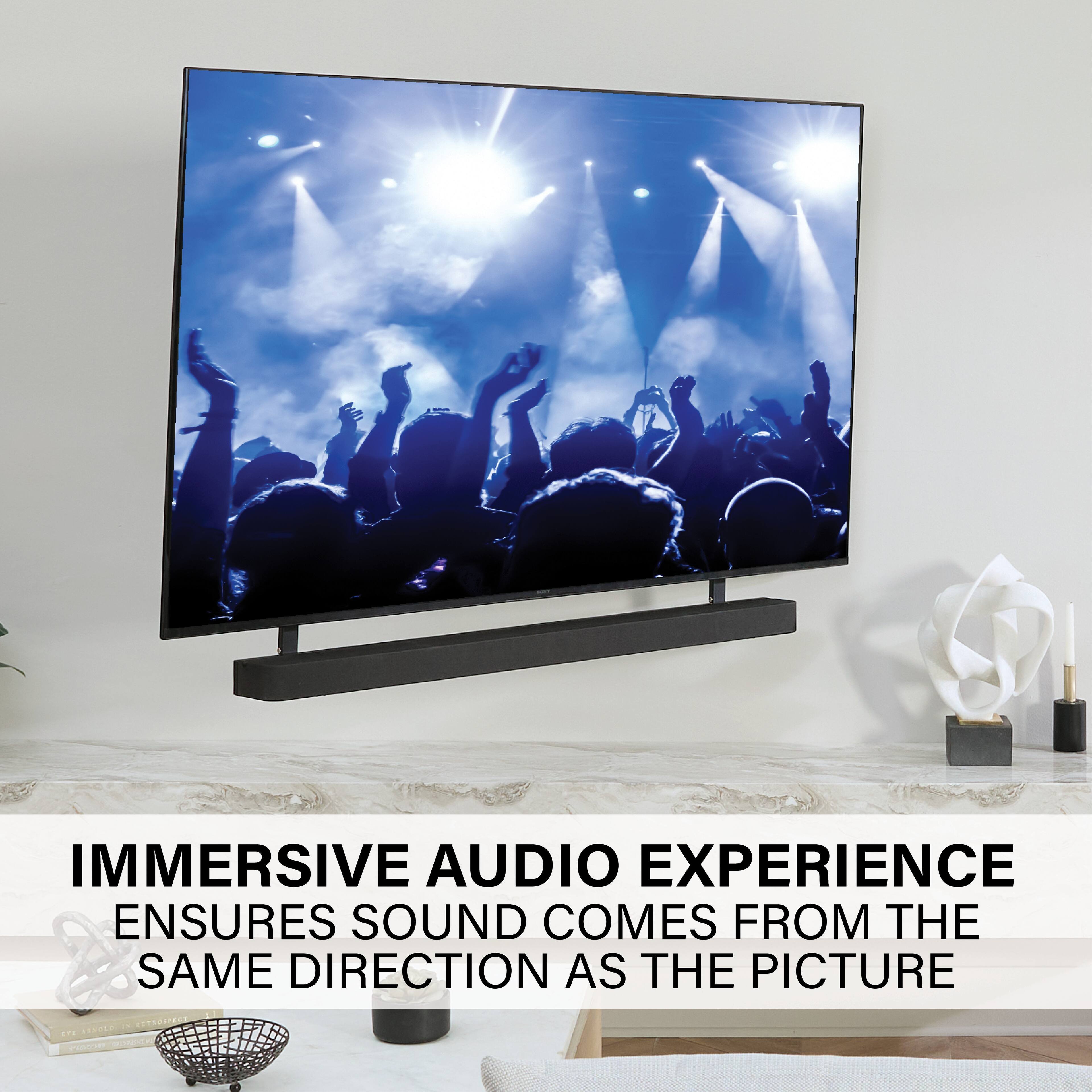 IMMERSIVE AUDIO EXPERIENCE  
ENSURES SOUND COMES FROM THE SAME DIRECTION AS THE PICTURE