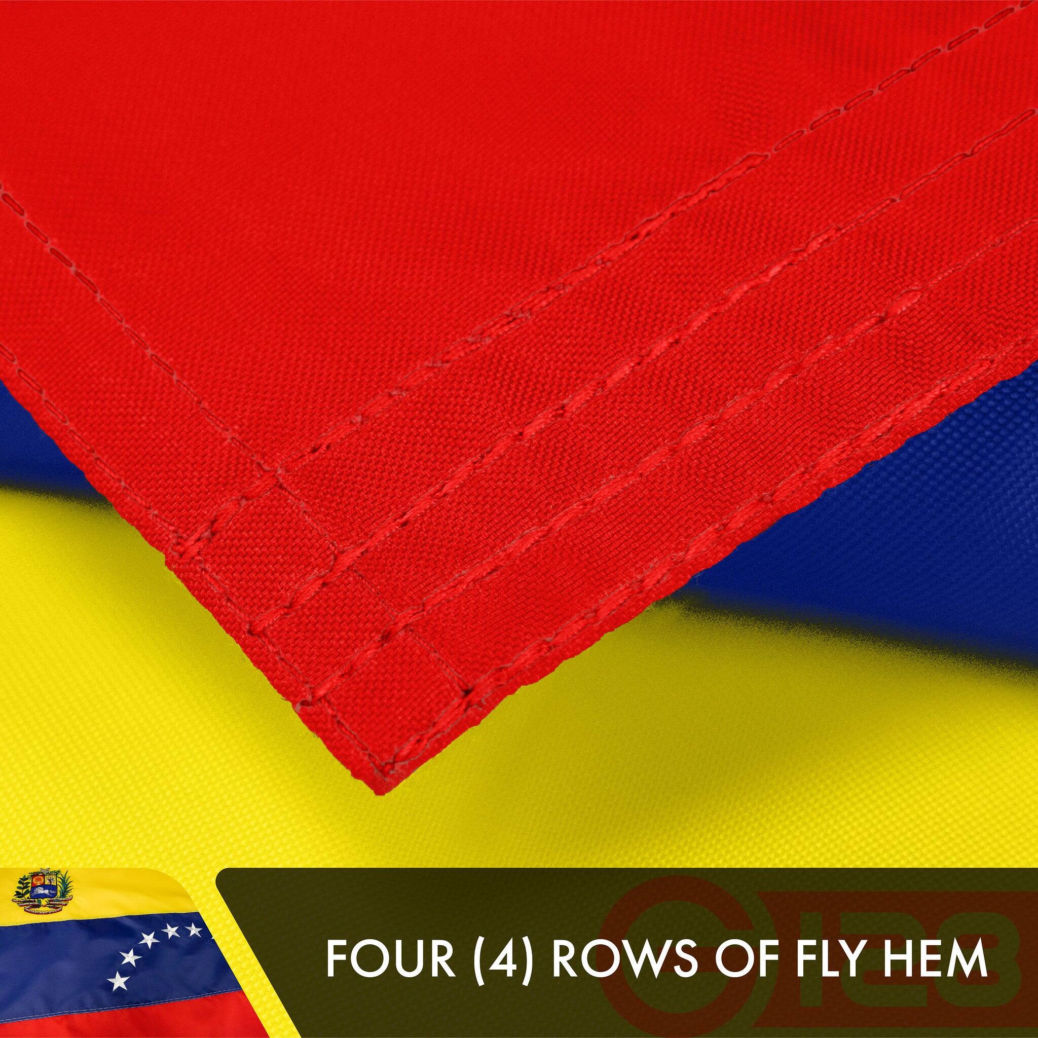 FOUR (4) ROWS OF FLY HEM