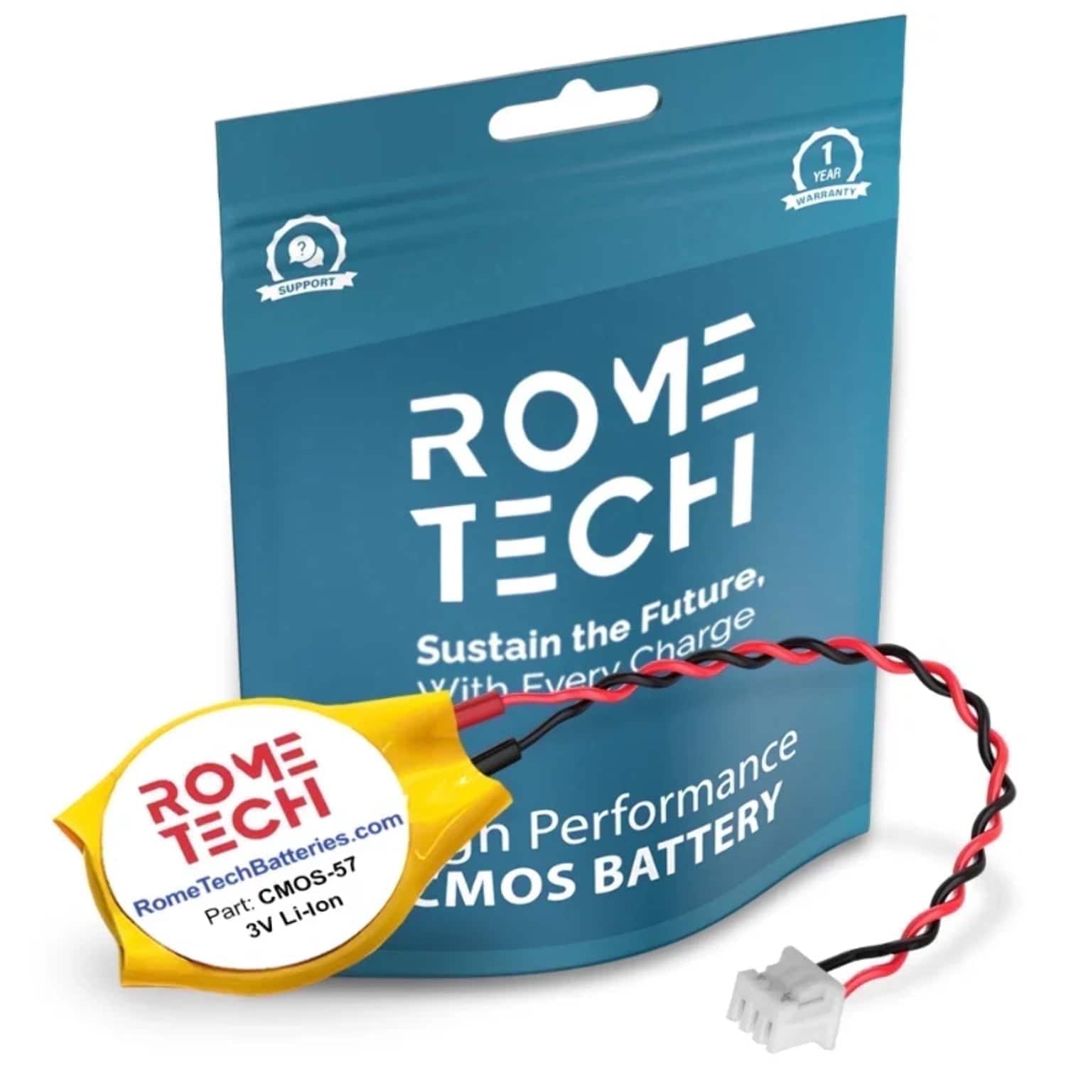 RomeTech - RTC CMOS Battery for Dell Inspiron B130