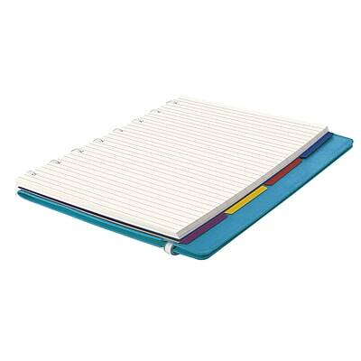 Alt View 2. Filofax - Filofax A5 Classic Bright 4-Subject Professional Notebooks, 5.8" x 8.25", College Ruled, 56 Sheets, Blue (B115012U) - Blue.