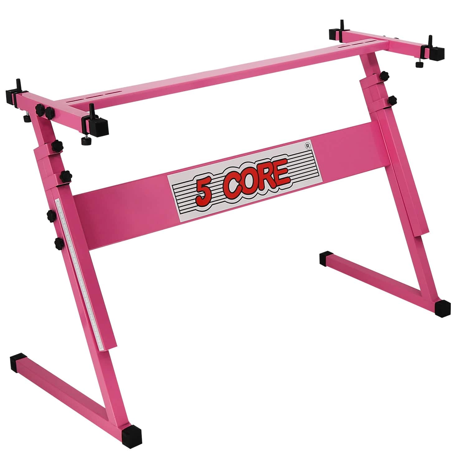 "5 CORE - Keyboard Stand Adjustable 21 - 33"" Z Style Metal Electric Piano Riser 330Lb Capacity Foldable - Baby Pink" price history on PriceWatchPro