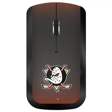 Front. Keyscaper - Anaheim Ducks Wireless USB Computer Mouse - Black.