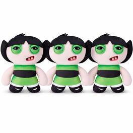Pack of 3 Zuru Fuggler Powerpuff Girls Buttercup Funny Ugly Monster Plush Toy 9 Inch - Green