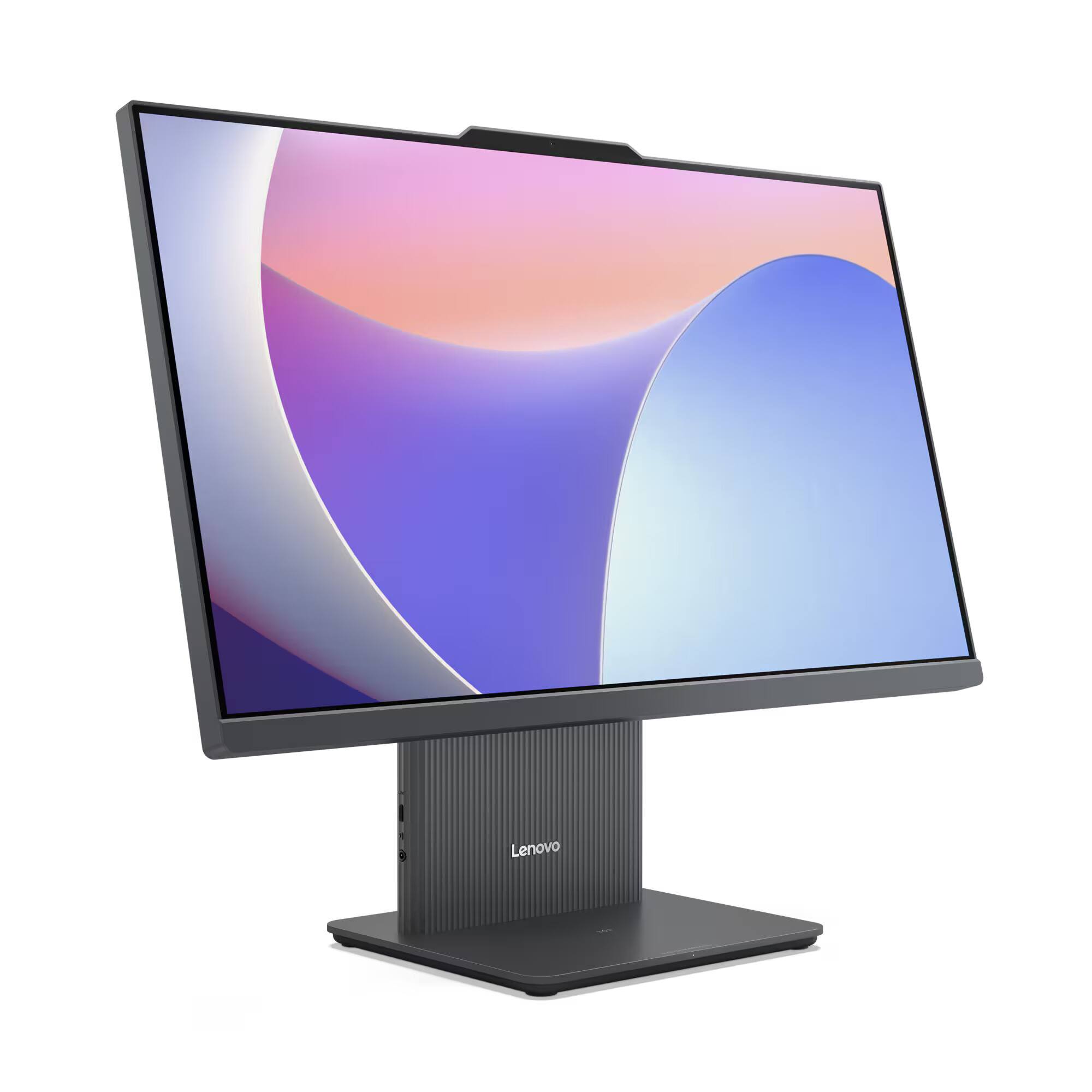 Angle. Lenovo - Lenovo IdeaCentre AIO 24IRH9 23.8" Touch Intel Core Ultra 5-13420H 32GB 1TB W11H - Gray.