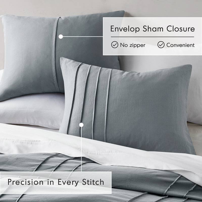 Envelop Sham Closure  
- No zipper  
- Convenient  

Precision in Every Stitch