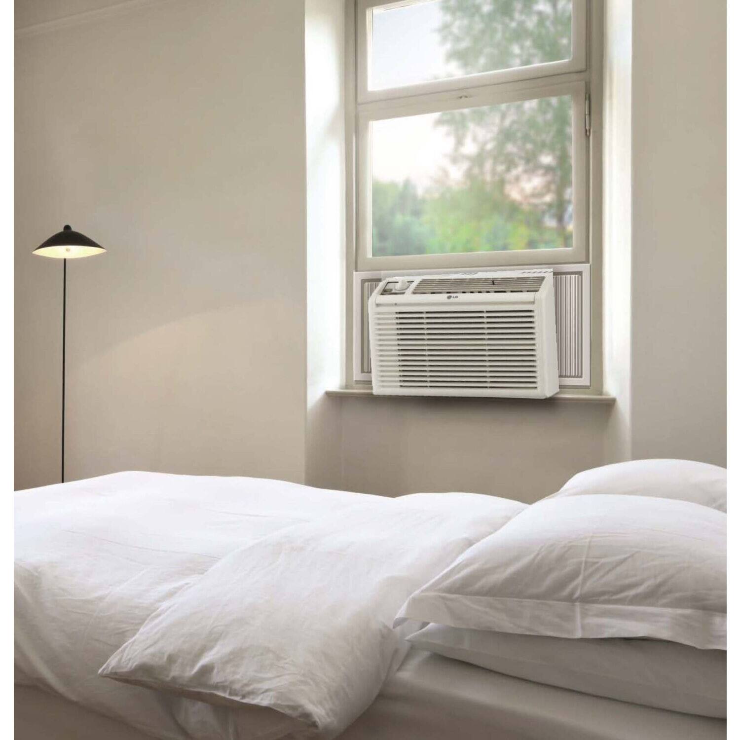 Alt View 15. LG - 150 Sq. Ft. 5,000 BTU Window Air Conditioner - White.