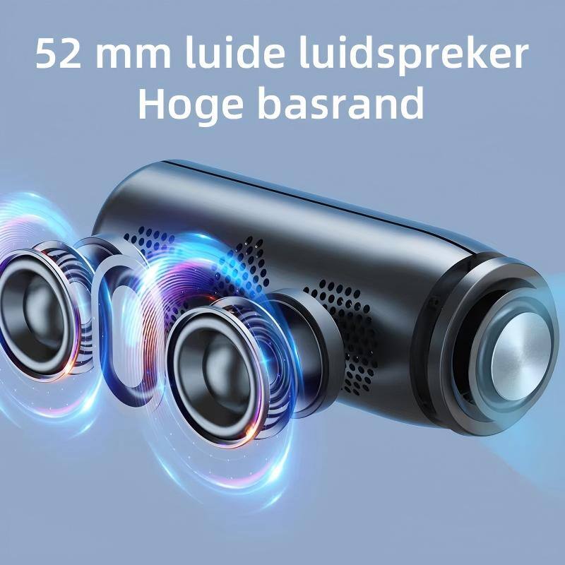 52 mm luide luidspreker  
Hoge basrand