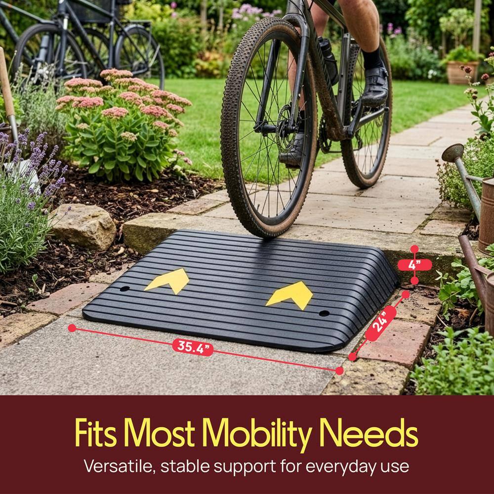 4" 35.4" 24" Fits Most Mobility Needs  
Versatile, stable support for everyday use