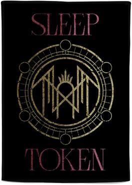 PopMarket - Sleep Token - Rocksax - Sleep Token - Sherpa Fleece Blanket - Even In Arcadia 1 (60 in x 80 in) - Multicolor