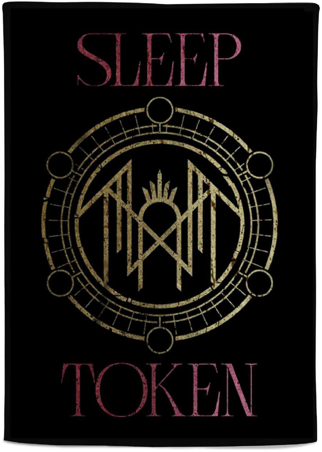 PopMarket - Sleep Token - Rocksax - Sleep Token - Sherpa Fleece Blanket - Even In Arcadia 1 (60 in x 80 in) - Multicolor