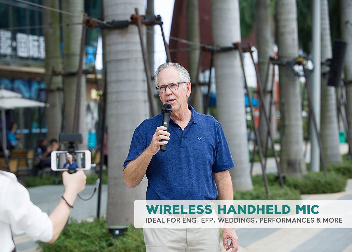 WIRELESS HANDHELD MIC  
IDEAL FOR ENG, EFP, WEDDINGS, PERFORMANCES & MORE