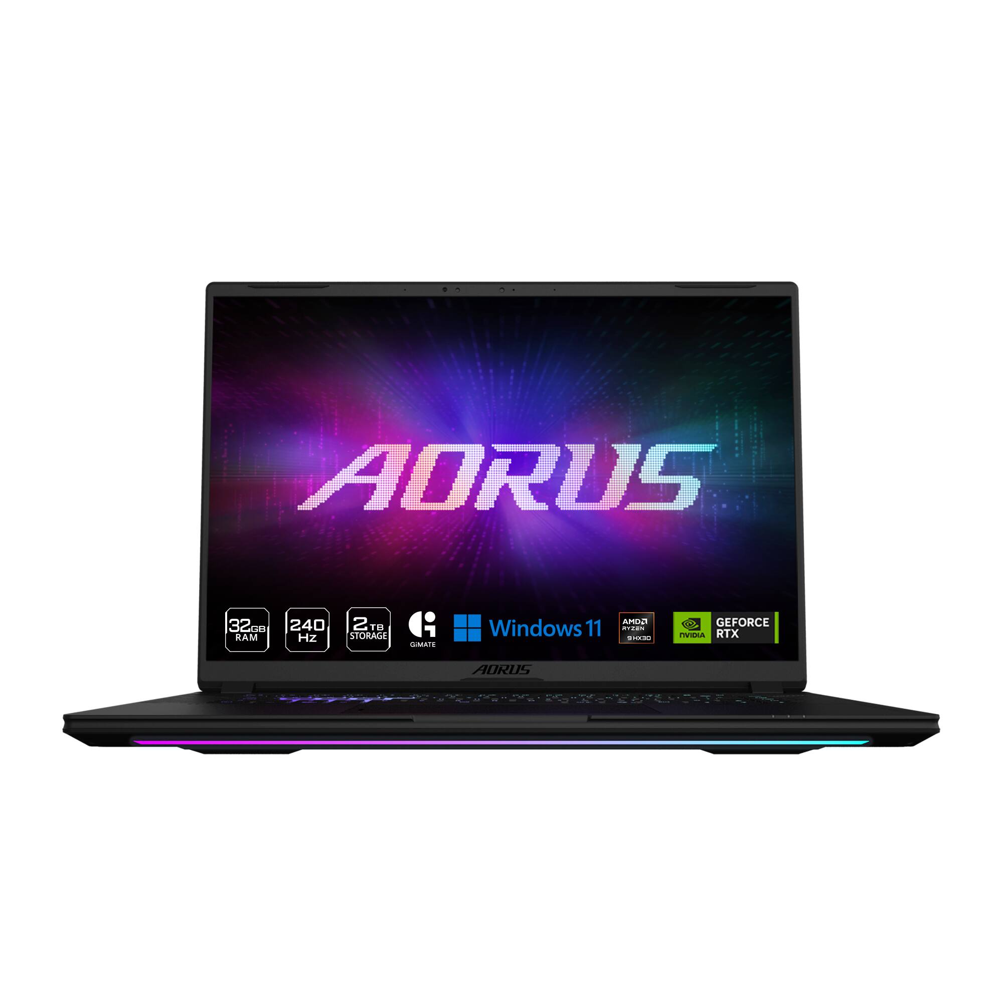 AORUS 32GB RAM 240 Hz 2 TB STORAGE  AMD Ryzen 9 5900HX Windows 11 NVIDIA GEFORCE RTX