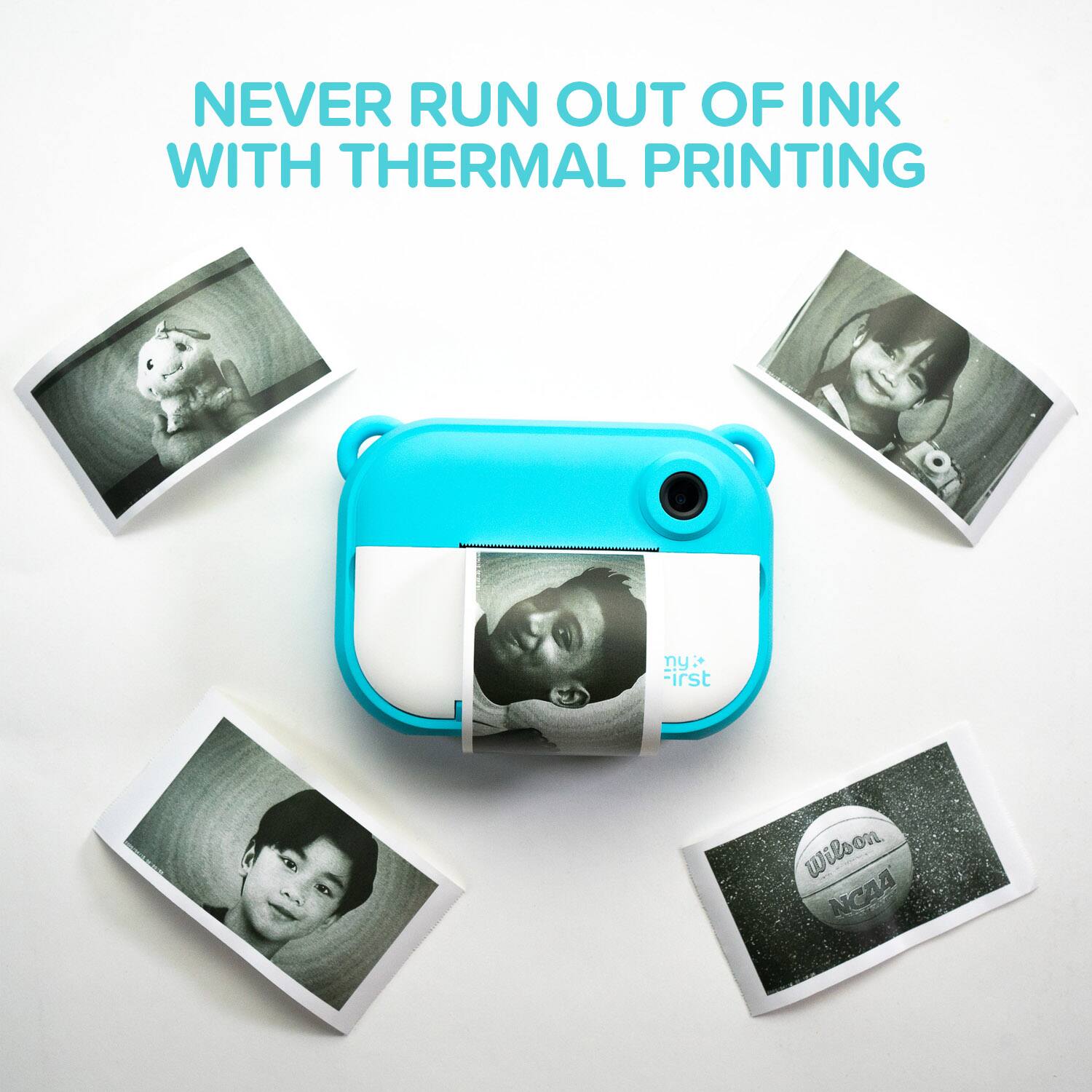 NEVER RUN OUT OF INK WITH THERMAL PRINTING

ny first