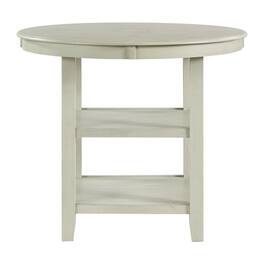 FurniFact - Elegant Counter Height Dining Table Finish for Kitchen and Dining - Bisque