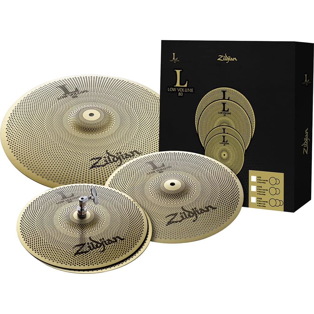 Zildjian - L80 Low Volume Cymbal Pack with Hi-Hats, Crash, and Crash Ride LV348 price history on PriceWatchPro