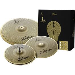 Zildjian - L80 Low Volume Cymbal Pack with Hi-Hats, Crash, and Crash Ride LV348
