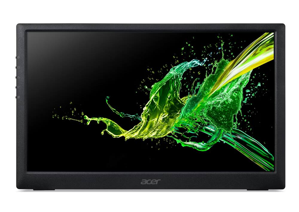 Angle. Acer - PM161Q 15.6" Portable Monitor – Full HD, 60Hz, Ultra-Light Design - Black.