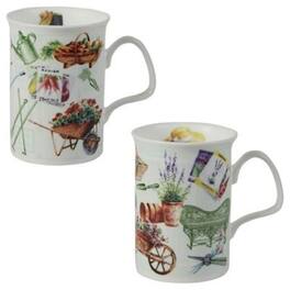 Jiallo - Roy Kirkham Lancaster Mug -IN THE GARDEN, Set of 6, Made in England - Mutli color