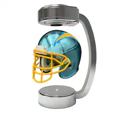 Front. Pegasus - Los Angeles Chargers Mini Chrome Hover Helmet - Multicolor.