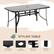 STYLISH TABLE
- Tempered Glass Tabletop
- Center Umbrella Hole
- Umbrella Pole Fixed Loop
- Protective Foot Cap