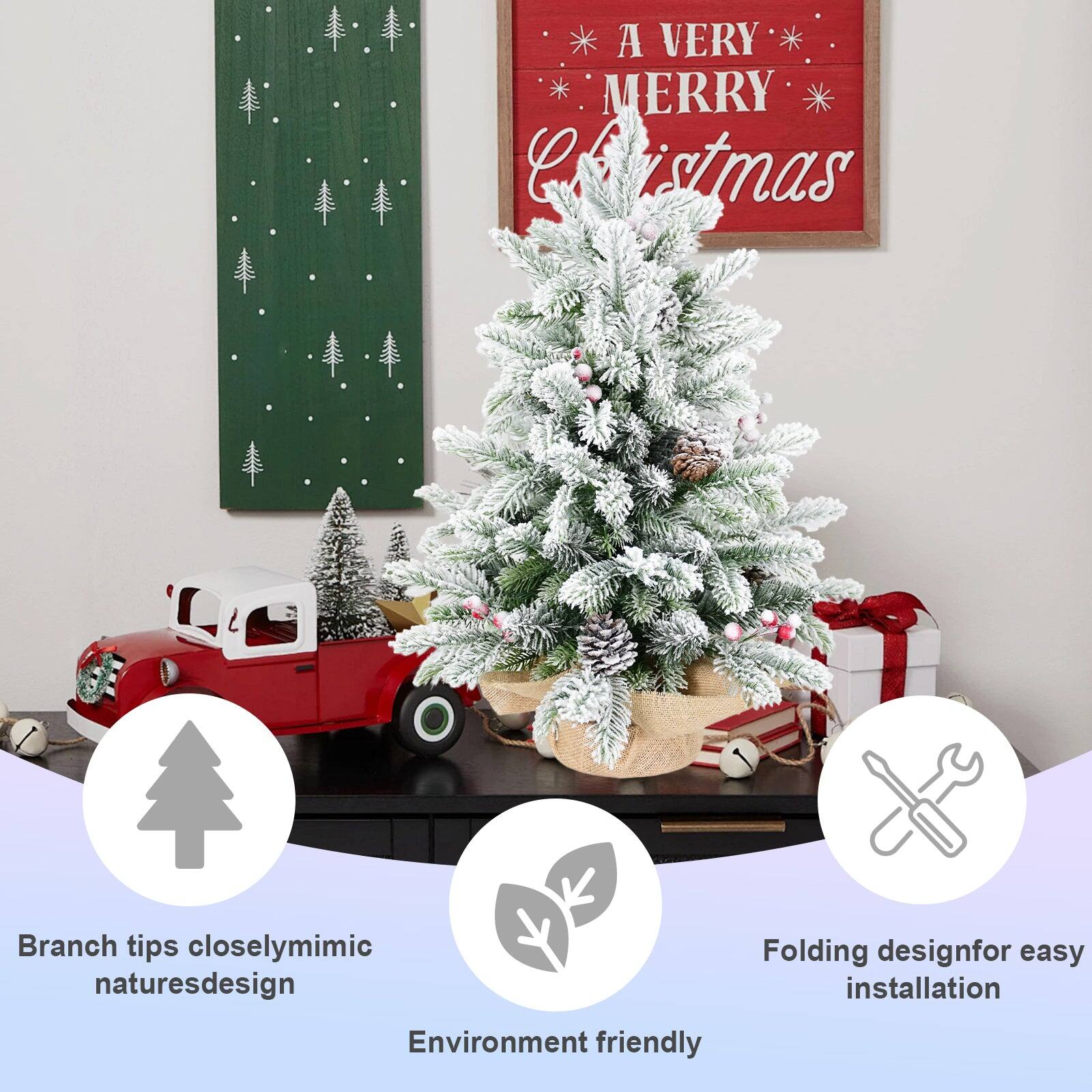A VERY MERRY Christmas

Branch tips closely mimic nature's design

Environment friendly

Folding design for easy installation