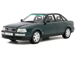 1993 Audi S2 Sedan Emerald Green Metallic Limited Edition to 2000 pieces Worldwide 1/18 Model Car by Otto Mobile