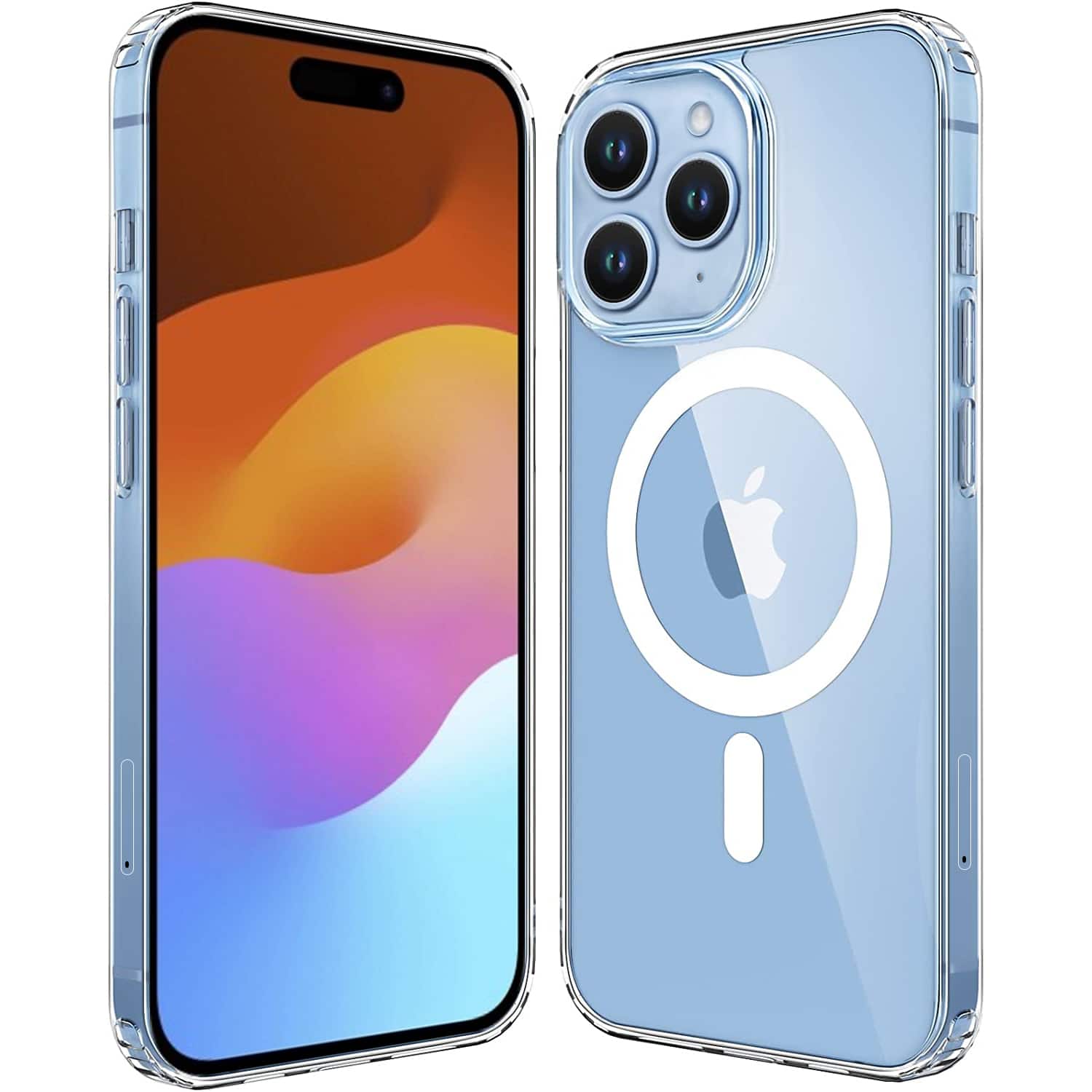 SaharaCase - Venture Series Case Compatible with Magsafe Case for iPhone 15 Pro Max - Clear