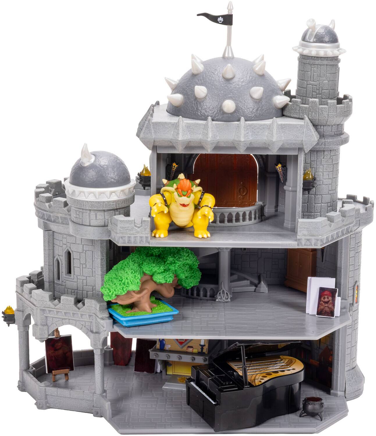 Alt View 1. Jakks Pacific - Super Mario Galaxy Movie - Deluxe Bowser Castle Playset   - COLLECTIBLES - Multicolor.