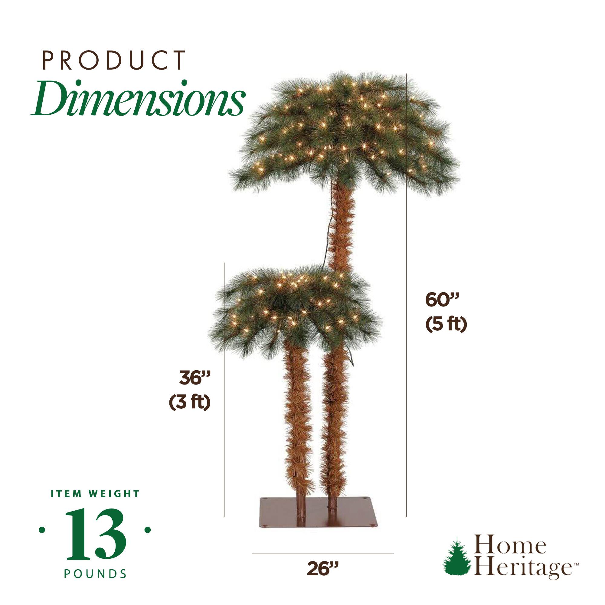 PRODUCT Dimensions  
60" (5 ft)  
36" (3 ft)  
26"  

ITEM WEIGHT  
13 POUNDS  

Home Heritage™