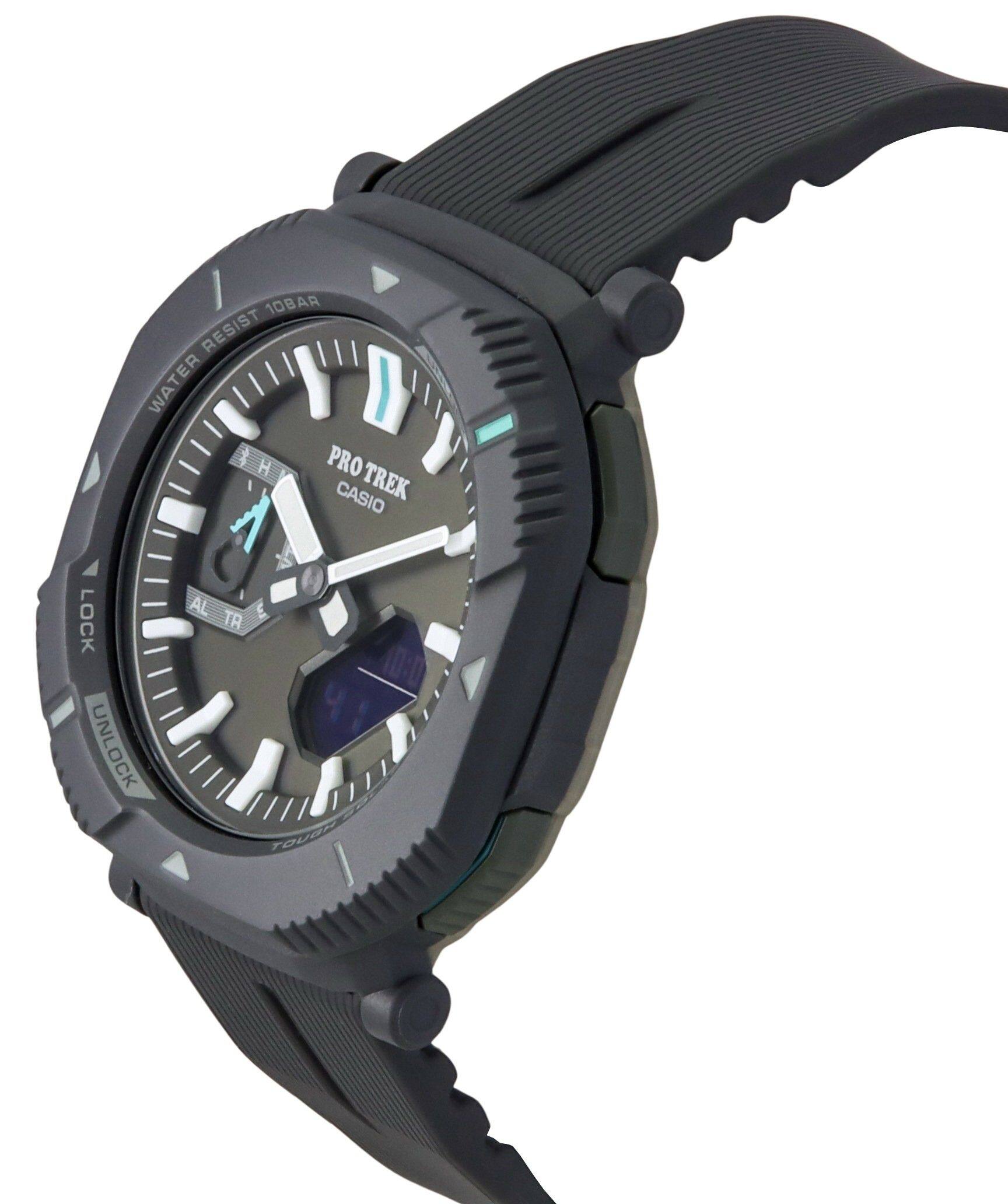 10BAR RESIST WATER PRO TREK CASIO LOCK UNLOCK TOUGH