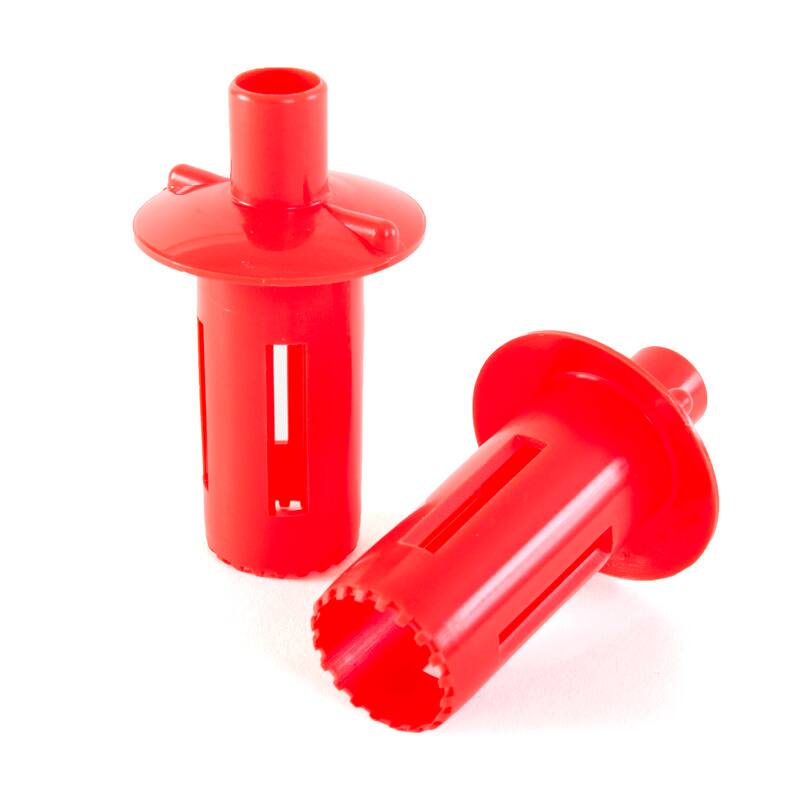 Angle. Kitchen + Home - Citrus Tap - Portable Juicer and Corer 3 Pack - Red.