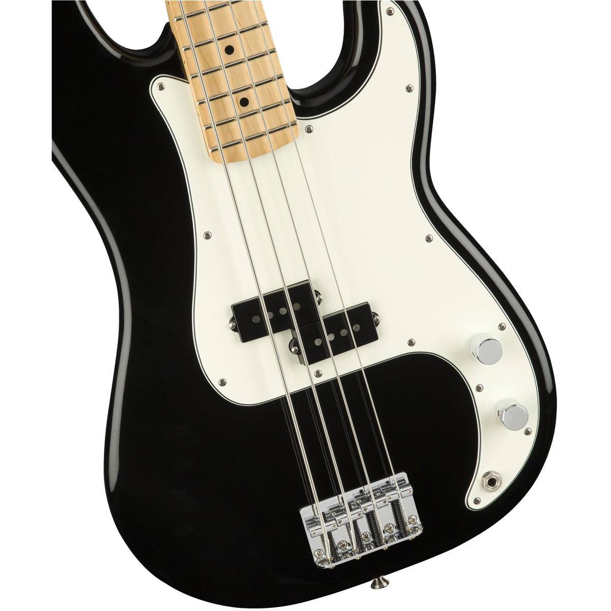 Alt View 2. Fender - Fender Player Precision Electric Bass Guitar, Maple Fingerboard, Black.