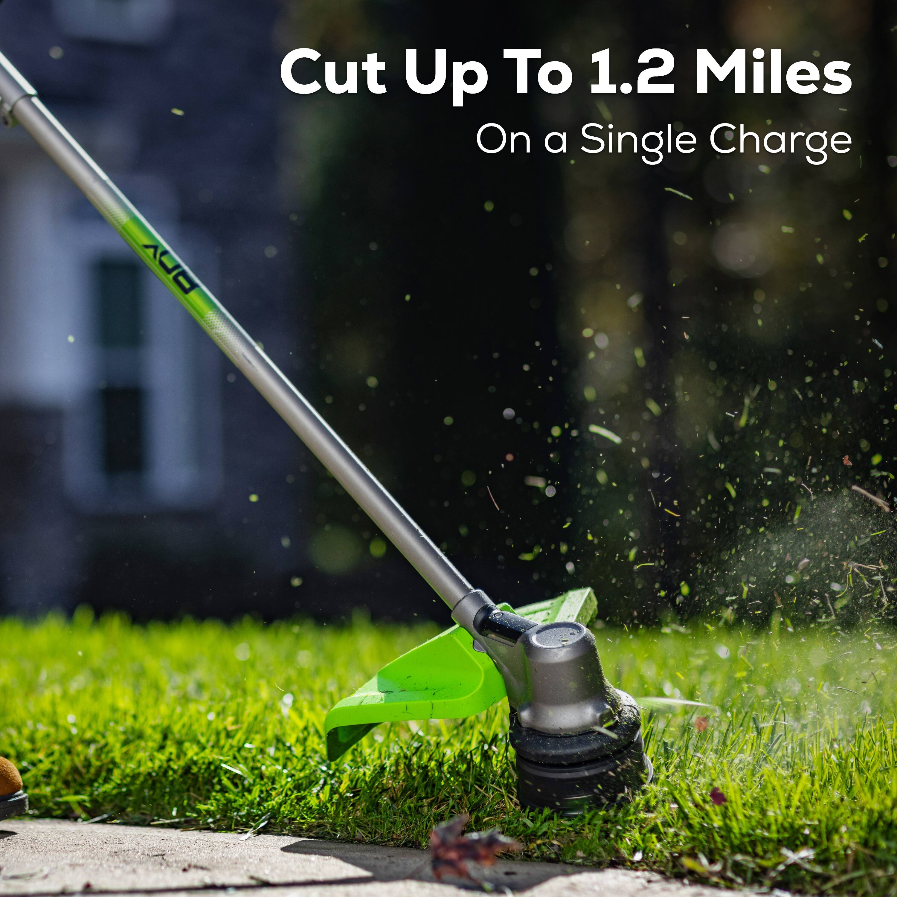 Cut Up To 1.2 Miles On a Single Charge ADY