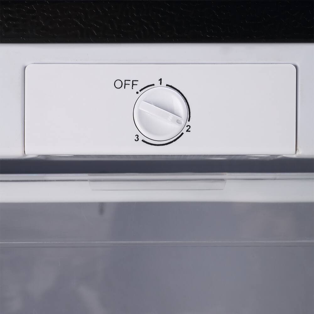 Alt View 5. Loheer - 2.8 Cu. Ft. Compact Upright Freezer with -9.4°F Deep Freeze and Mechanical Control - SILVER.