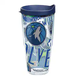 Tervis - Minnesota Timberwolves 24oz. All Over Classic Tumbler - Multicolor