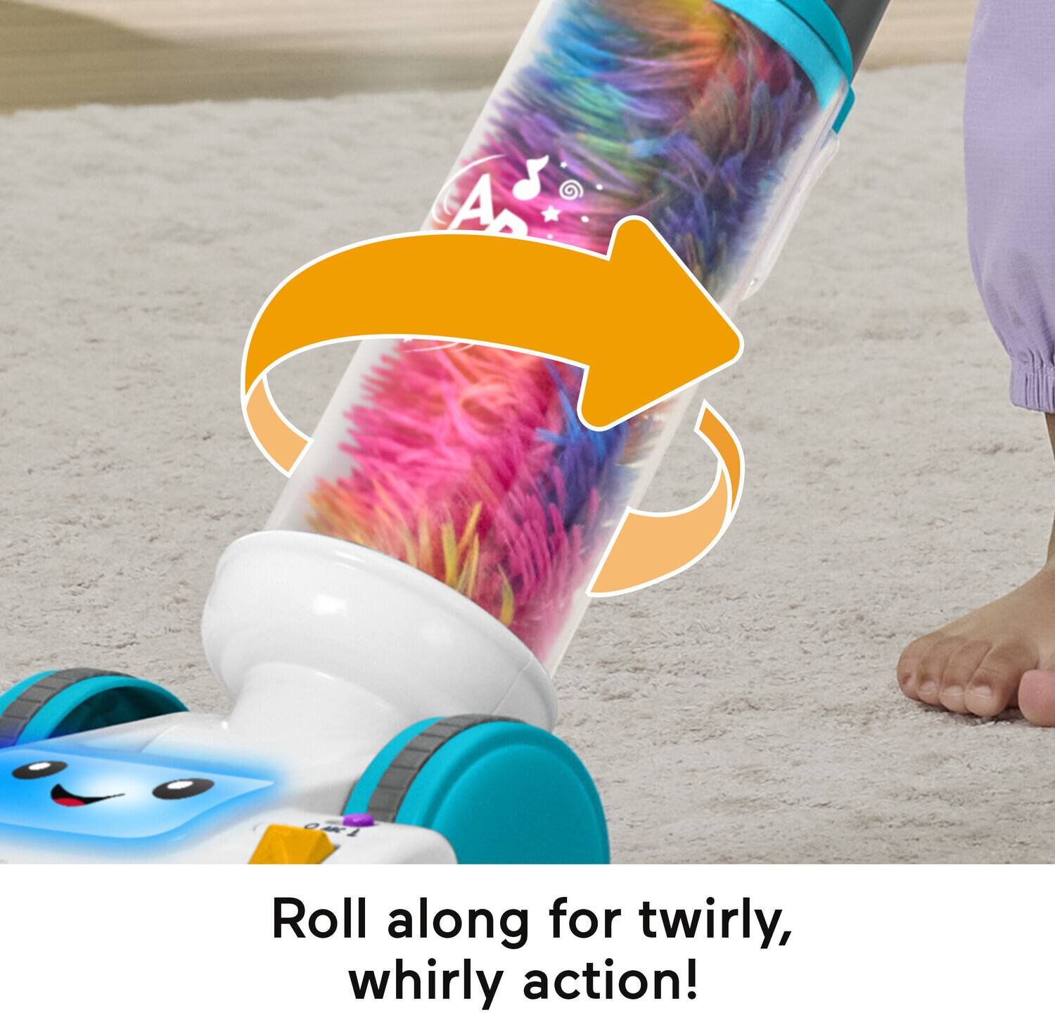 Roll along for twirly, whirly action!